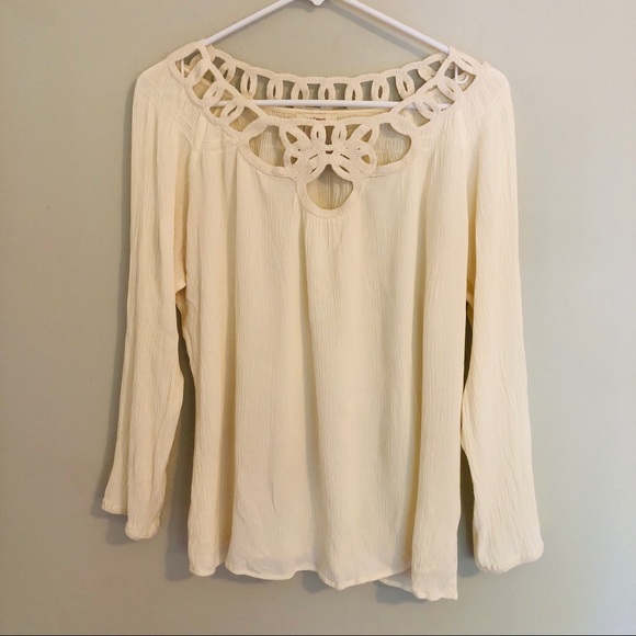 sundance boutique Tops - Sundance Embroidered Tunic Top Size Large